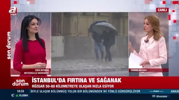 İstanbul'da sağanak yağmur ne kadar sürecek? İstanbul'da fırtına ile ilgili flaş açıklama | Video