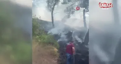 Manavgat’ta 30 dakika arayla iki ayrı noktada çıkan orman yangınları söndürüldü | Video