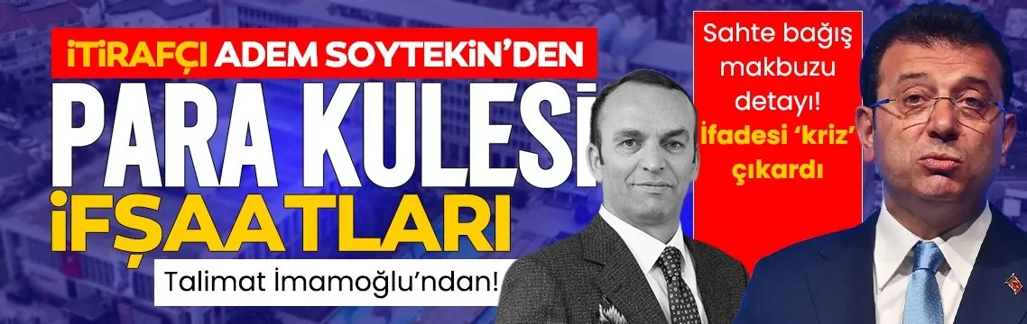 İmamoğlu istedi makbuzlar kesildi