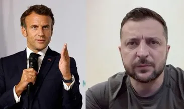 Macron, tahıl gemisi ve Rus dezenformasyonu konularında Zelenskiy’le telefonda görüştü