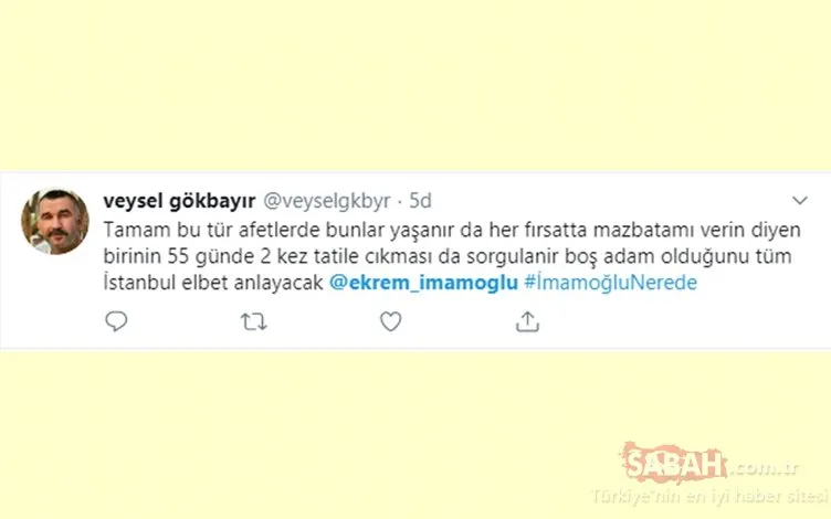 İstanbul'da sel: Seçim gecesi 12 kez canlı yayına çıkan İmamoğlu’ndan hala ses yok!