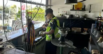 Antalya’da nargile sunum belgesi olmayan işyerlerine ceza yağdı #antalya