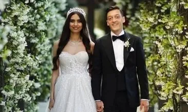 Amine Gülşe ve Mesut Özil’in düğününe ünlü isimler akın etti!