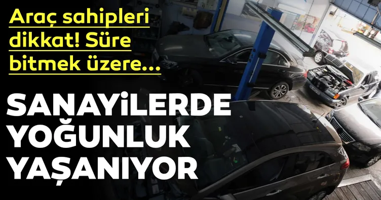 Oto sanayilerde ’çakar’ yoğunluğu