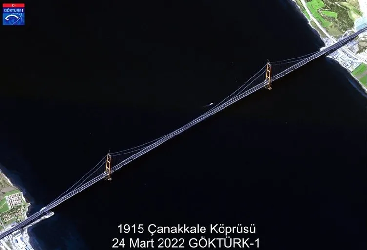 MSB paylaştı: 1915 Çanakkale Köprüsü’ne bir de GÖKTÜRK-1’in gözünden bakmak ister misiniz?