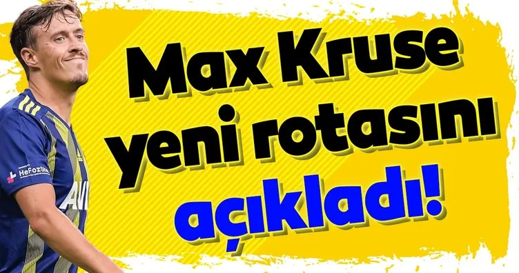 Fenerbahçe’den ayrılan Max Kruse yeni rotasını açıkladı!