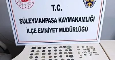 Tarihi eserlerle yakalandı