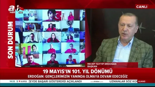 Cumhurbaşkanı Erdoğan, gençlere seslendi! (19 Mayıs 2020 Salı) | Video