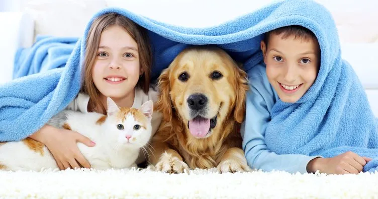 Evcil hayvanlar çocuklara sevmeyi, korumayı öğretiyor