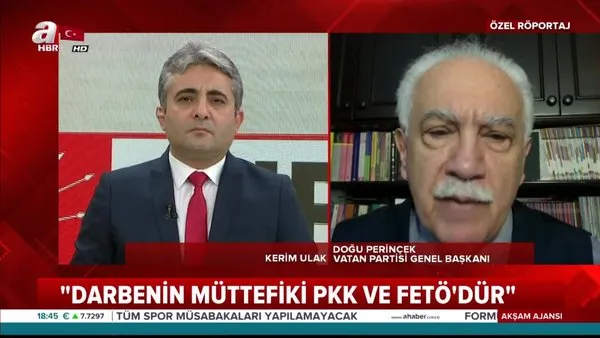 Doğu Perinçek'ten A Haber'e özel açıklamalar: Darbenin müttefikleri PKK ve FETÖ'dür | Video