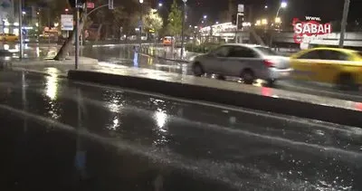 İstanbul Anadolu Yakası’nda sağanak yağış etkili oluyor | Video