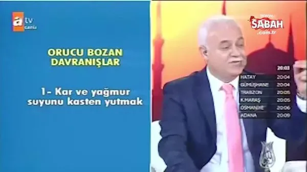 ramazan da orucu bozan seyler nelerdir dis fircalamak yikanmak ilac almak orucu bozar mi video videosunu izle son dakika haberleri