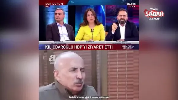 İşte Habertürk TV'de konuşulması bile engellenen 6'lı koalisyon ve HDP/PKK ilişkisi