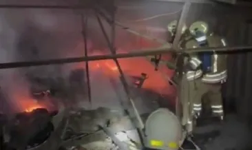 Kahramanmaraş’ta iş yerinde yangın paniği!