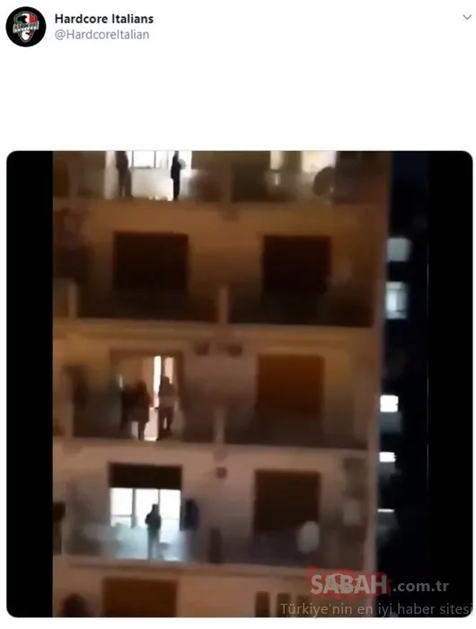 Son Dakika Haberi: Dünya bu görüntüleri konuşuyor! Corona virüsü nedeniyle Karantina'daki İtalyanlar...