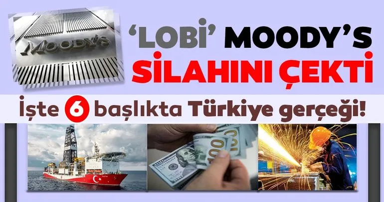 Lobi Moody’s silahını çekti: İşte 6 başlıkta Türkiye gerçeği!