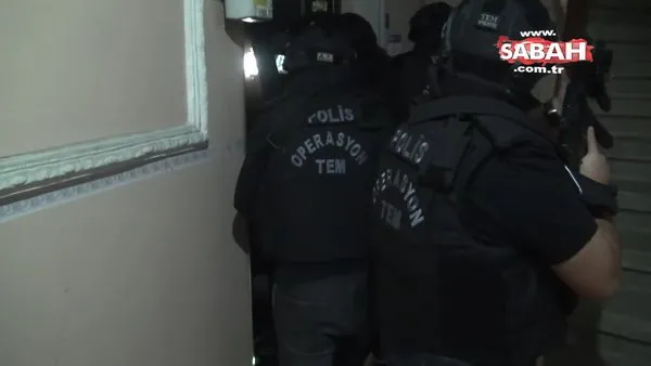 İstanbul'da terör örgütü DEAŞ’a operasyon anı kamerada... 10 gözaltı!