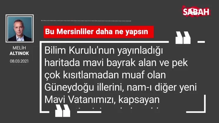 Melih Altınok | Bu Mersinliler daha ne yapsın?