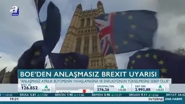 BoE'den anlaşmasız Brexit uyarısı