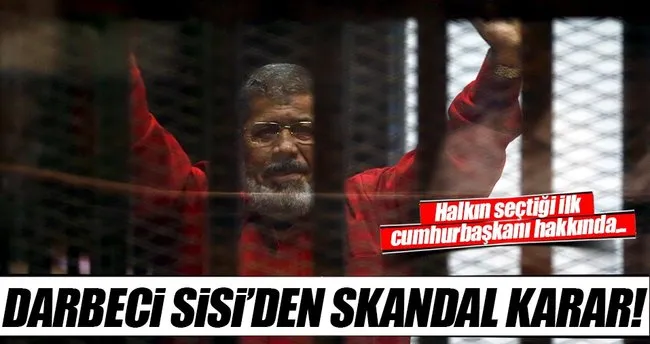 Mursi’nin cezası onandı