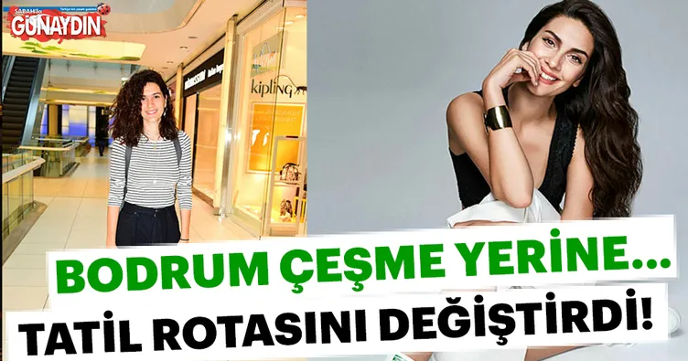 Bergüzar Korel iskelede dinlendi