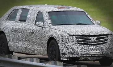 Trump’ın yeni arabası testte yakalandı