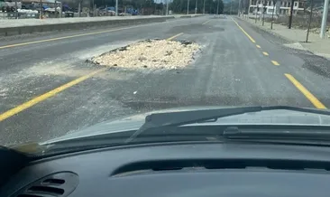 Milyonlar harcandı! İlk yağmurda çöktü