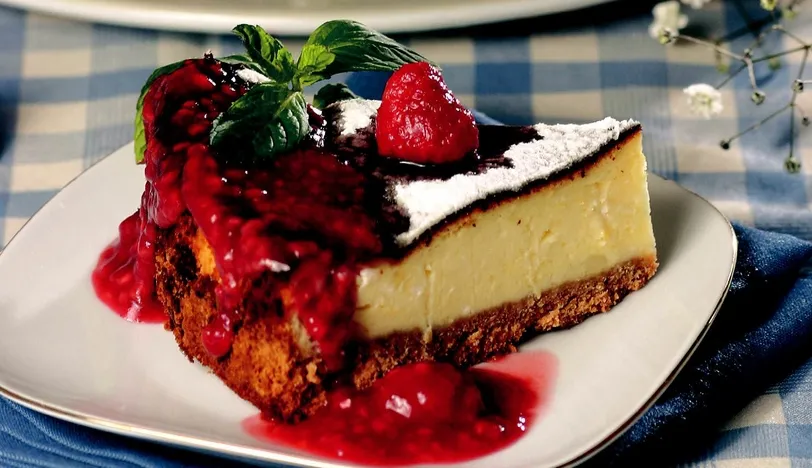 Limonlu Frambuazlı Cheesecake