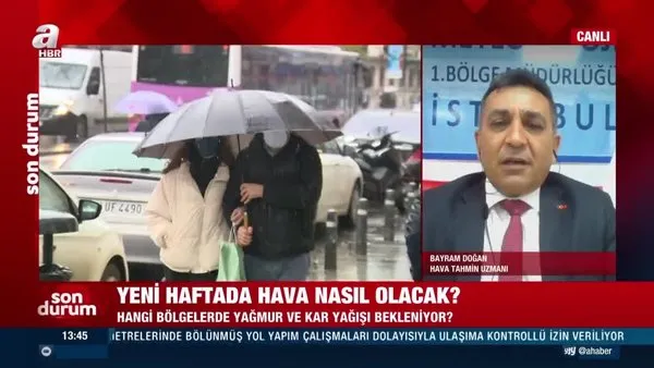 Son dakika! Bu hafta Türkiye'de hangi bölgelere kar ve yağmur yağışı geliyor? İstanbul ve Türkiye'de hava durumu (8 Mart 2021 Pazartesi)