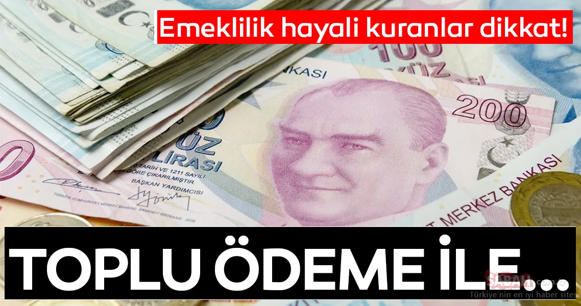 ev hanımlarına emeklilik toplu ödeme
