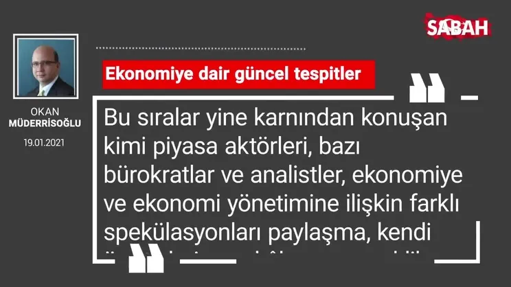 Okan Müderrisoğlu | Ekonomiye dair güncel tespitler