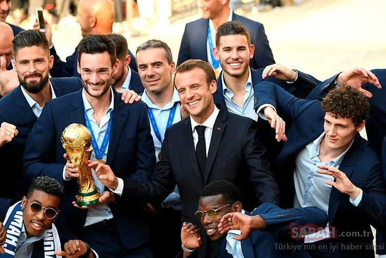 Fransa, Dünya Kupası şampiyonluğunu kutladı