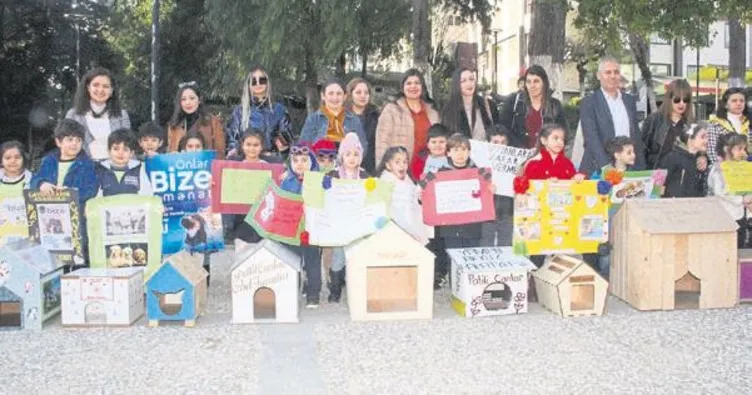 Miniklerden patili canlara yuva