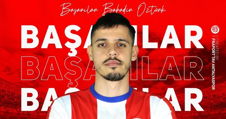 Antalyaspor, Bahadır Öztürk’ü Rizespor’a kiraladı!