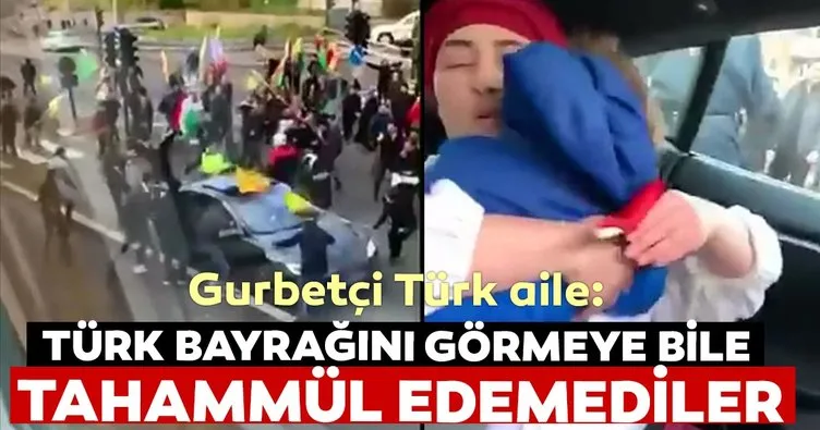 Türk bayrağını görmeye bile tahammül edemediler