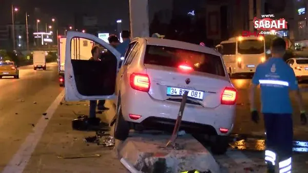 Üsküdar ve Maltepe'de trafik kazaları: 3 yaralı!