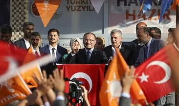 Adalet Bakanı Bozdağ, AK Parti Harran Seçim İrtibat Bürosu’nun açılışında konuştu