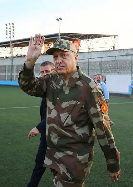 Cumhurbaşkanı Erdoğan sınır karakolunda