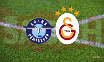 Adana Demirspor Galatasaray maçı hangi kanalda? Süper Lig Adana Demirspor Galatasaray maçı ne zaman, saat kaçta?
