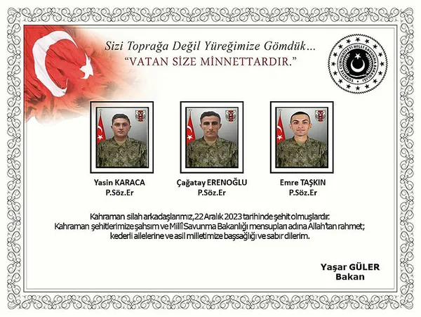 Irak'ın kuzeyinde 6 askerimiz şehit oldu... Şehitlerimizin hikayeleri yürekleri yaktı