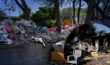 İzmir Konak’ta boş arazi kaçak moloz yığınları ve çöplerle doldu taştı