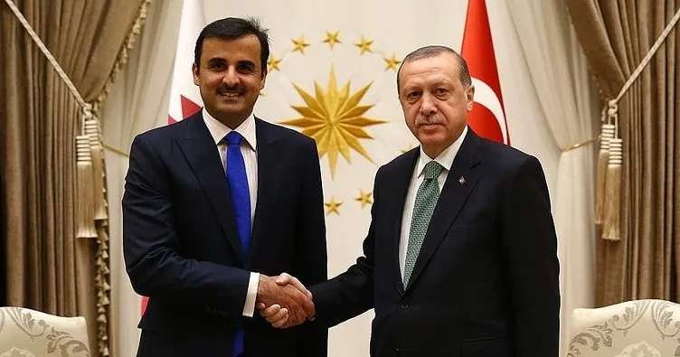 Cumhurbaşkanı Erdoğan, Katar Emiri Şeyh Al Sani ile telefon görüşmesi gerçekleştirdi