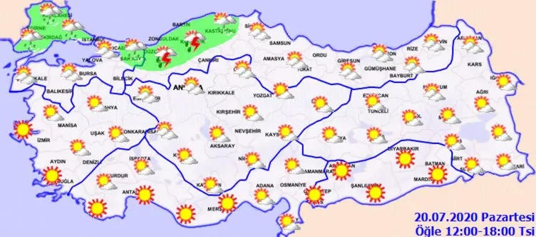 Son Dakika Haberi  Meteoroloji’den birçok il için hava durumu uyarısı! Bu hafta Türkiye genelinde...