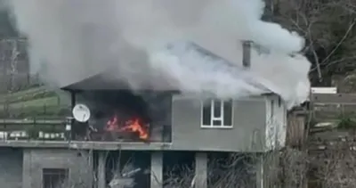 Kahramanmaraş’ta ev yangını