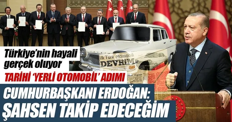 Cumhurbaşkanı Erdoğan: İlk arabayı ben alacağım