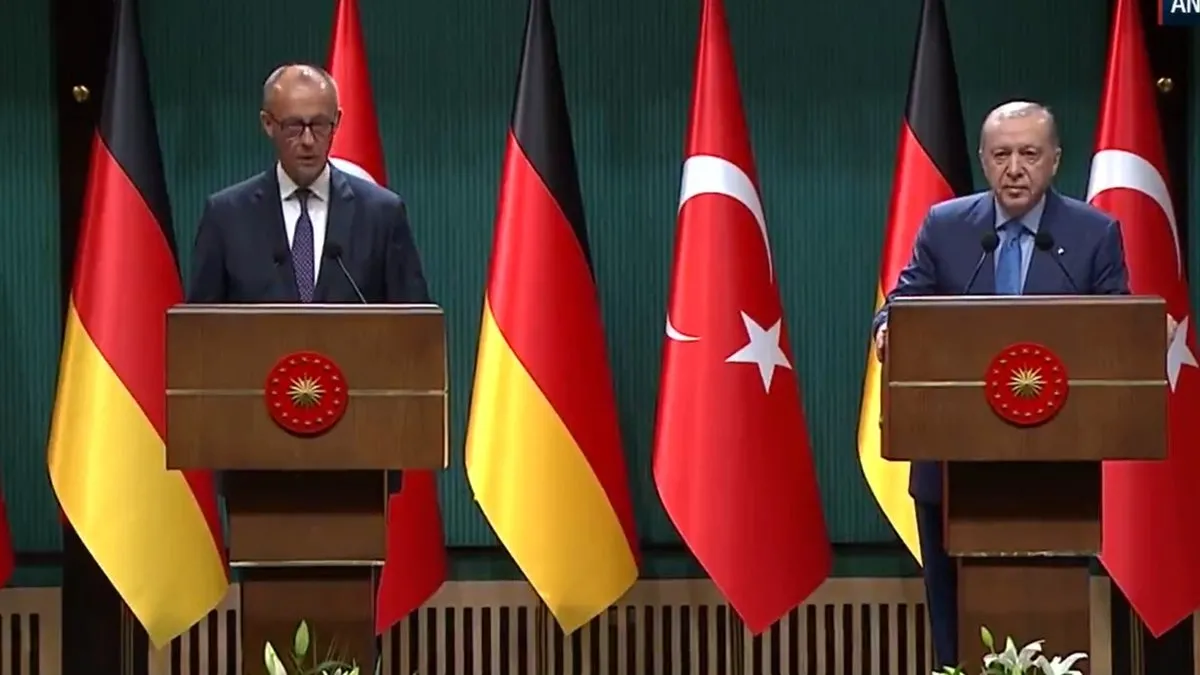 Son dakika | Almanya Başbakanı Merz Ankara’da: İki lider ortak açıklamalarda bulunuyor Son dakika | Almanya Başbakanı Merz Ankara’da: İki lider ortak açıklamalarda bulunuyor