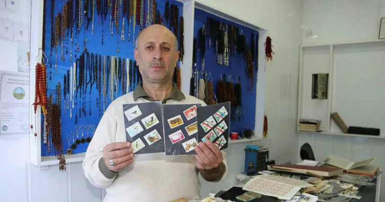 25 yılda 40 bin pul biriktirdi