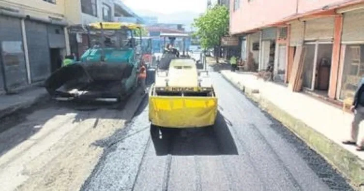 Küçük Sanayi Sitesi’nin sokakları asfaltlanıyor