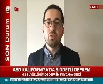 ABD'de şiddetli deprem