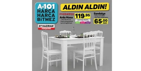 a101 masa sandalye takimi 2019